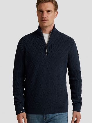 Vanguard Pullover Demi-Zip Structure Marine