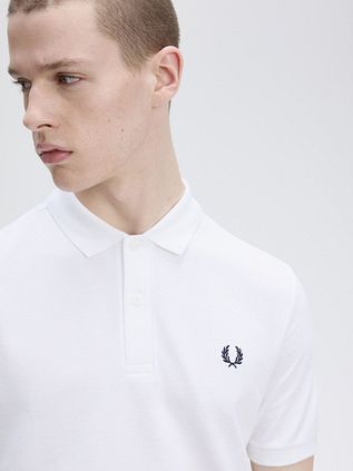 Fred Perry Poloshirt Weiß