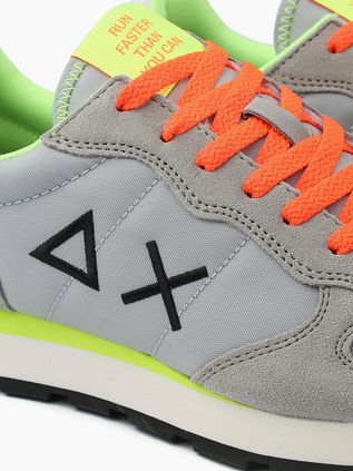 Sun68 Sneaker Tom Fluo Grigio Chiaro