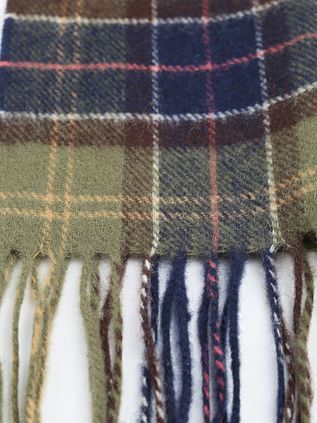 Barbour szalik Tartan z jagnięcej wełny, klasyczny