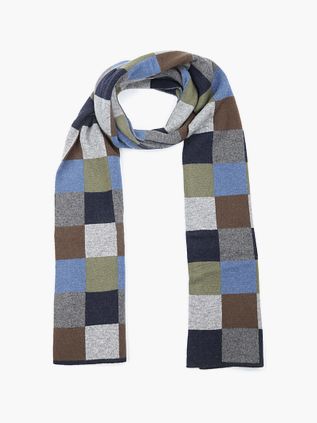 Profuomo Tørklæde i uld med tern