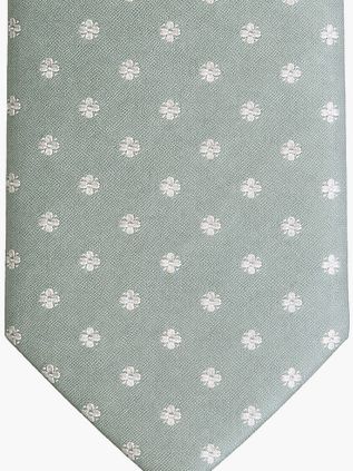 Suitable Zijde Stropdas Lichtgroen