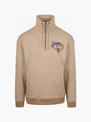 Scotch and Soda Half-zip con bordado artístico