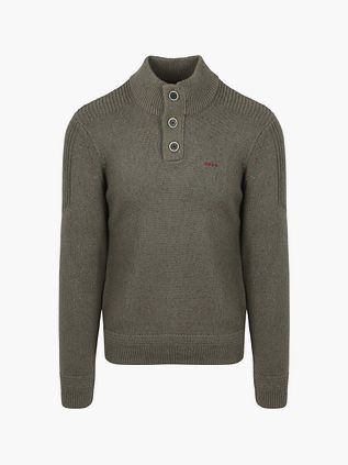 Sweter NZA Mocker Conor Melange w kolorze khaki