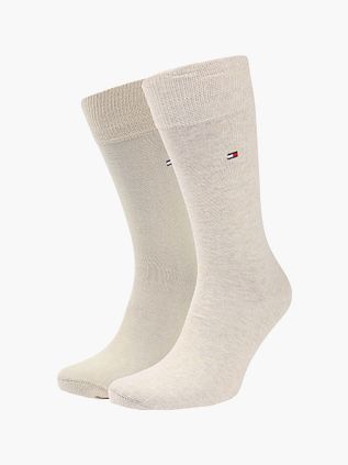 Tommy Hilfiger Chaussettes Classique Lot de 2 paires Sable