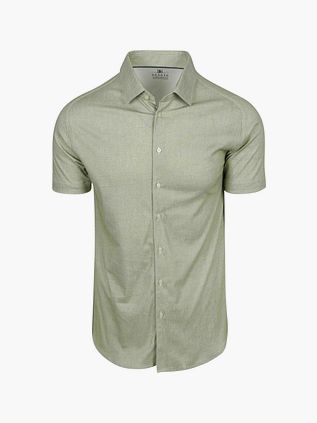 Desoto Kortermet Oxford Optics Skjorte Lime Grønn