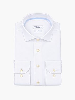 Profuomo Heavy Twill Overhemd Lichtblauw