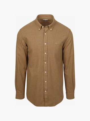 McGregor Hemd Flanell Melange Kamel