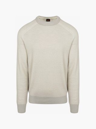 BOSS Pullover Akajer Ecru