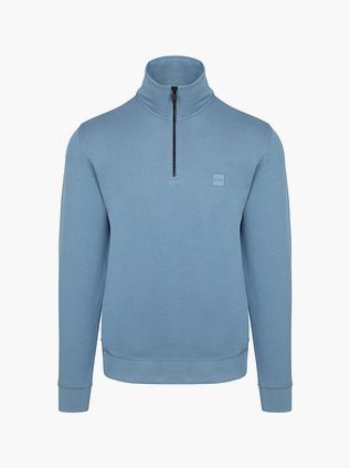 BOSS Zetrust sweter Half Zip niebieski