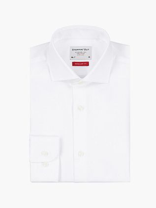 Camisa Twill blanca Steppin' Out Extra Long Sleeves