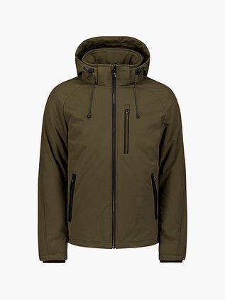 Kurtka softshell No Excess w kolorze taupe