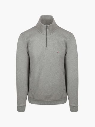 Tommy Hilfiger Halv zip sweater Intechno Grå