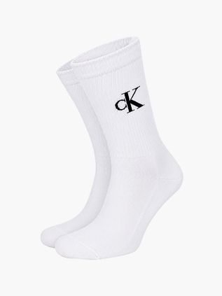 Calvin Klein Crew-Socken White 2-Pack