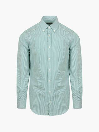 Steppin' Out Camisa Casual Rayas Verde
