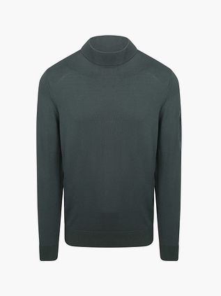 Suitable Trøje Cooldry Knit Turtleneck Grøn