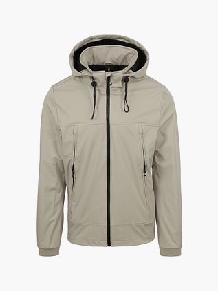 No Excess Jakke Halvlngde med Hætte Beige