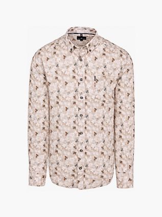 State Of Art Chemise Imprimé floral Marron