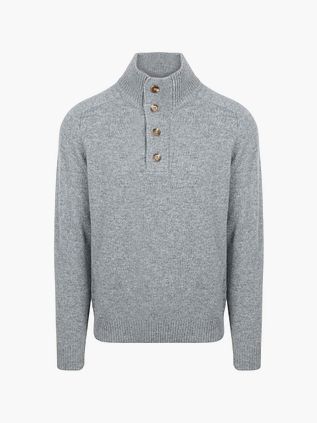 Sweter Steppin' Out Mocker z wełny jagnięcej w kolorze szarym