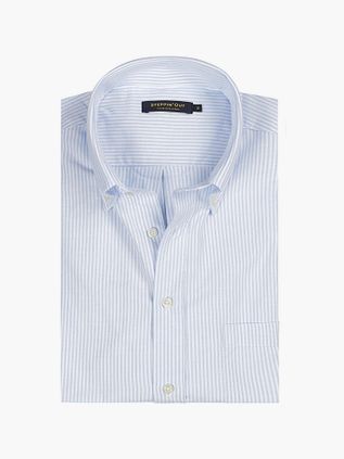 Steppin' Out Oxford-skjorte med striber Regular Fit button-down Lyseblå