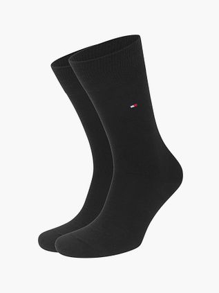 Tommy Hilfiger Klassisk 2-Pack Sokker Sort