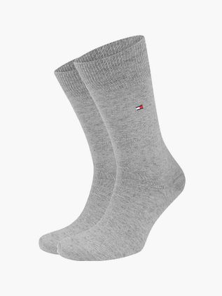Tommy Hilfiger Klassisk 2-pakning Sokker Grå