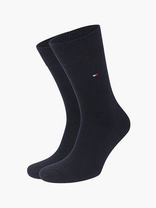 Tommy Hilfiger Klassiskt 2-Pakke Sokker Navy
