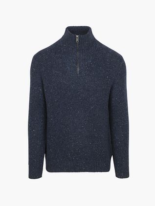 McGregor Halv Lynlåstrøje i Merinould, Marineblå