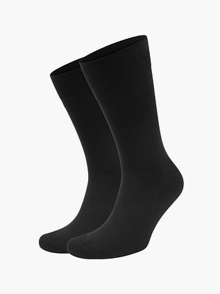 Suitable Skarpety merino czarne 2-pack