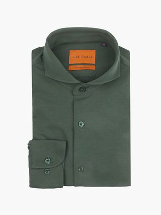 Suitable Sorona Skjorta Mörkgrön