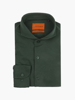 Suitable Sorona Skjorte Mørkegrøn