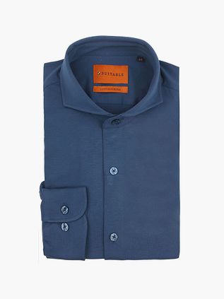 Suitable Sorona Skjorte Denim Blå