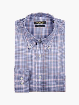 Steppin' Out Skjorte Ternet Blå Rød