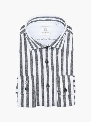 Blue Industry Skjorte Stribe Grå