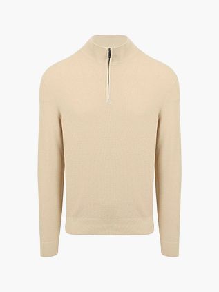 Suitable Structure Pull Demi-Zip Sable