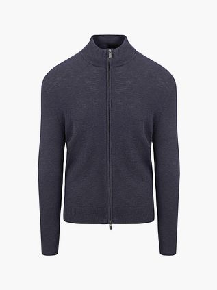 Suitable Vest Struktur Marineblå