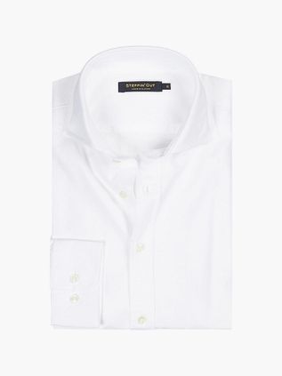 Steppin' Out Skjorte Oxford Hvid