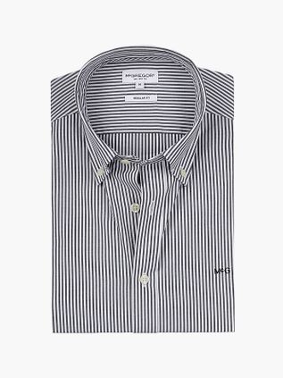 Camisa McGregor Popelina a Rayas Azul Marino