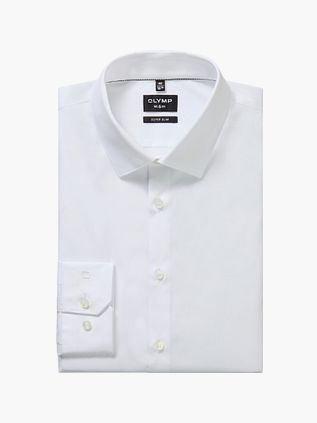 OLYMP No'6 six Shirt Skinny Fit Extra Long Sleeve White