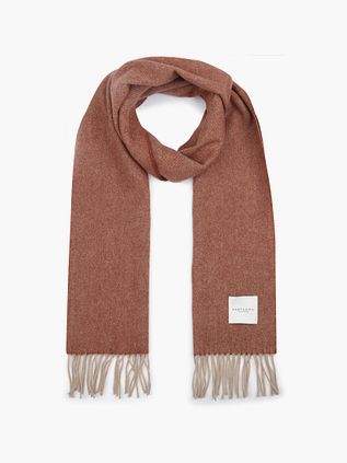 Profuomo Tørklæde i Lammeuld Mahogni