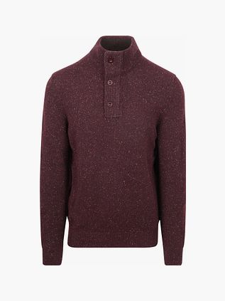 Maglione in maglia con collo alto State Of Art mélange bordeaux