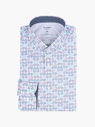 OLYMP Skjorte Level 5 Tryk Multifarvet