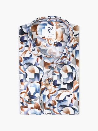 R2 Skjorte Med Multifarvet Print