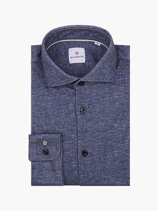 Camicia Blue Industry con stampa blu scuro