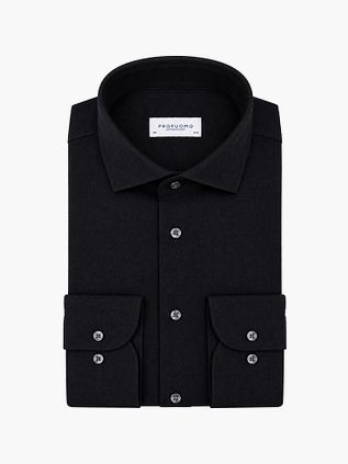 Profuomo Brushed Twill Hemd Navy