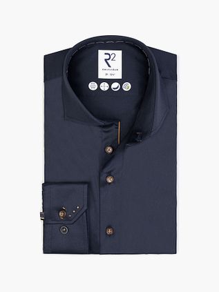 R2 Skjorte Fin Twill Navy