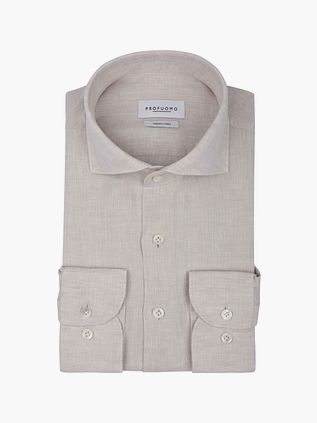 Profuomo Shirt Linen Sand