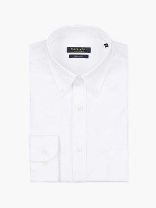 Steppin' Out Skjorte Twill Hvid