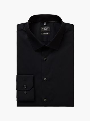 OLYMP No'6 six Super Slim Fit Koszula Czarna