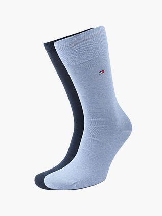 Tommy Hilfiger Klassisk 2-Pak Sokker Blå 134